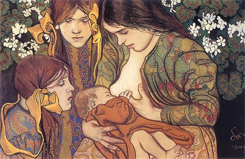 Stanislaw Wyspianski Motherhood, Spain oil painting art